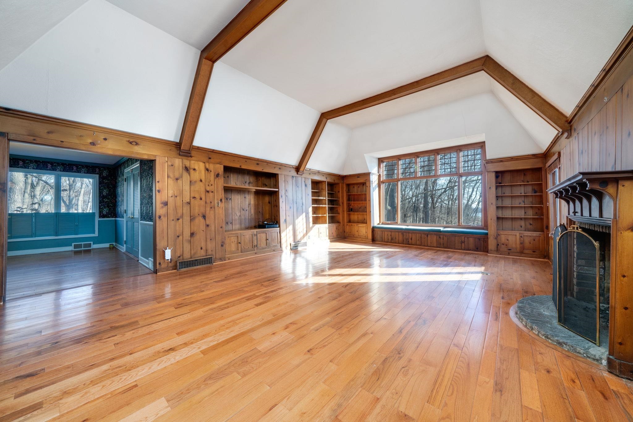 959 North River Road Oregon, IL 61061 - Photo 4 of 63 a view of empty room with wooden floor and fan
