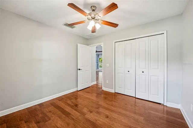wooden floor in an empty room