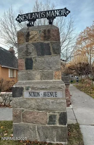 a view of a sign board