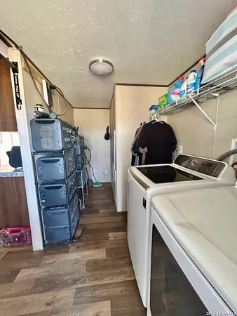 a view of storage and utility room