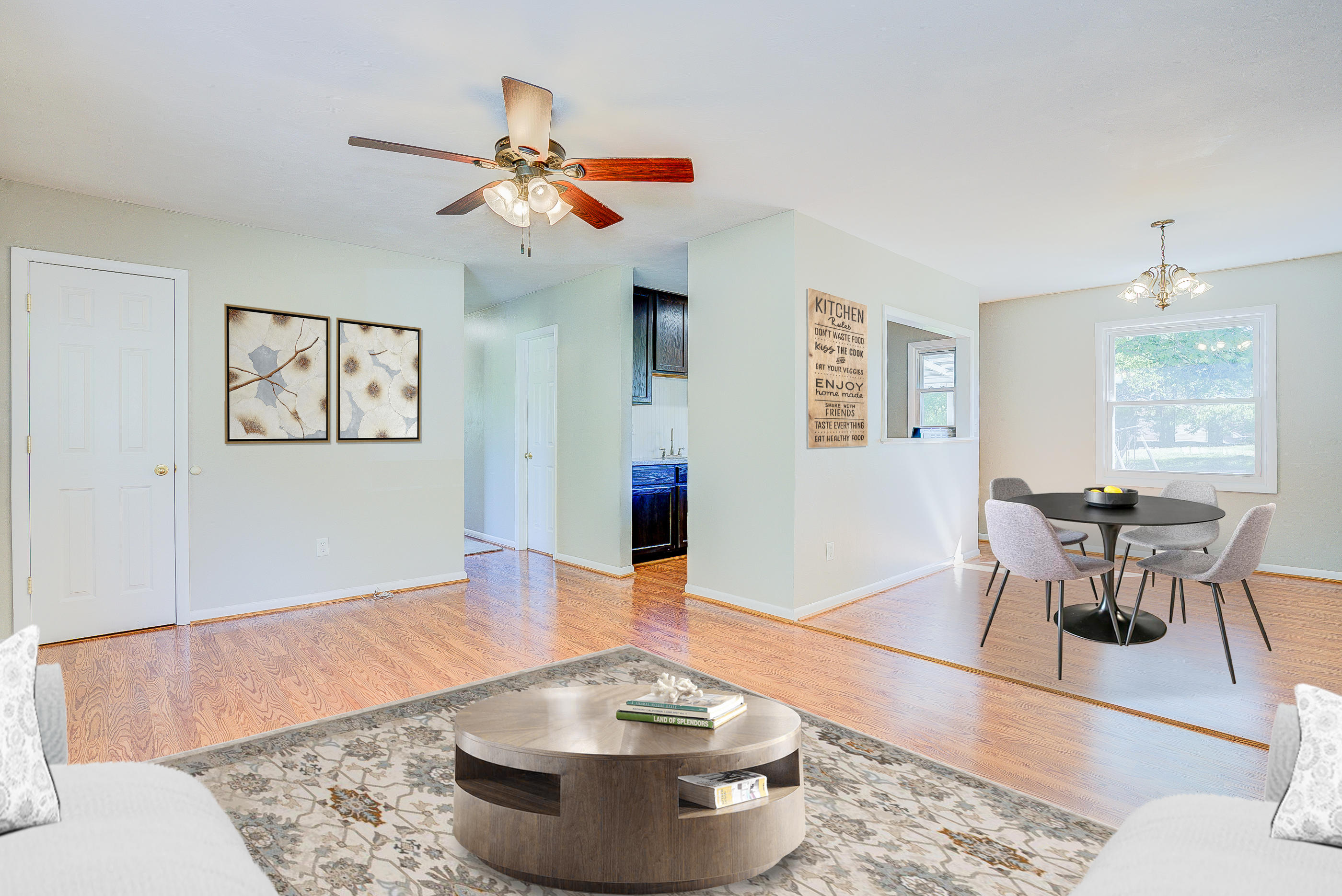 277 Timber Ridge Fincastle, VA 24090 - Photo 5 of 25 staged-livingroom-diningroom