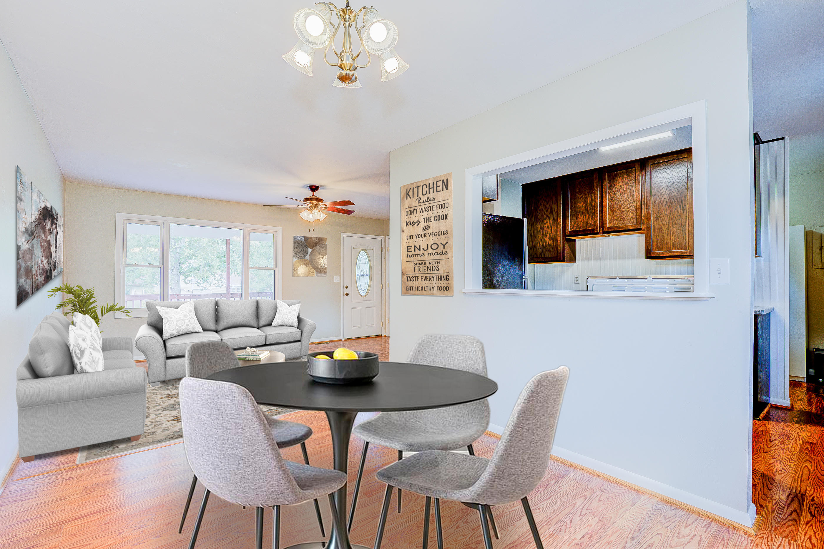 277 Timber Ridge Fincastle, VA 24090 - Photo 6 of 25 staged-diningroom-livingroom