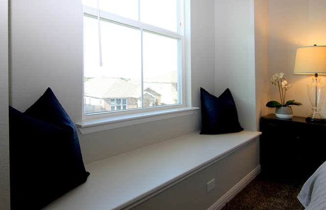 708 Tinton Falls Lane Pflugerville, TX 78660 - Photo 22 of 40 a bedroom with a bed and a window