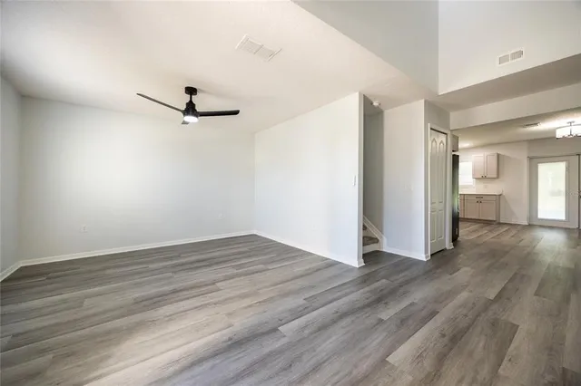 a view of an empty room