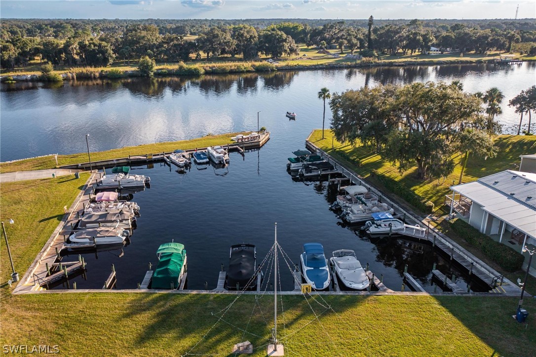 27 Aloe Alva, FL 33920 - Photo 33 of 33 an aerial view of a house with a lake view