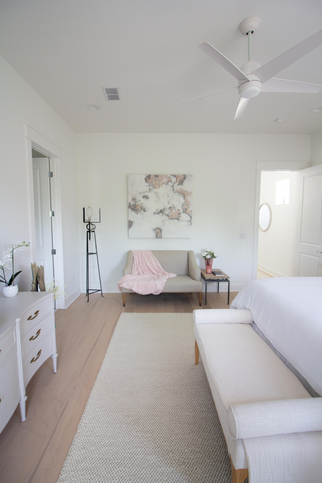 141 Valdare Ln Inlet Beach Inlet Beach, FL 32461 - Photo 30 of 55 a spacious bedroom with a bed and a couch