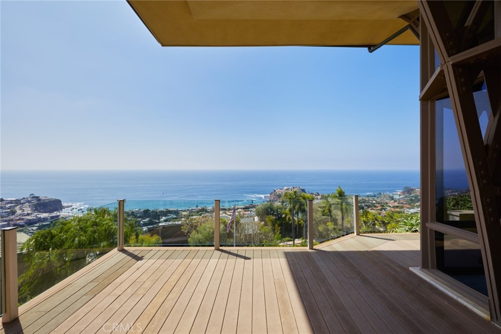 1513 Emerald Bay Laguna Beach, CA 92651 - Photo 39 of 44 an aerial view of a balcony with chairs