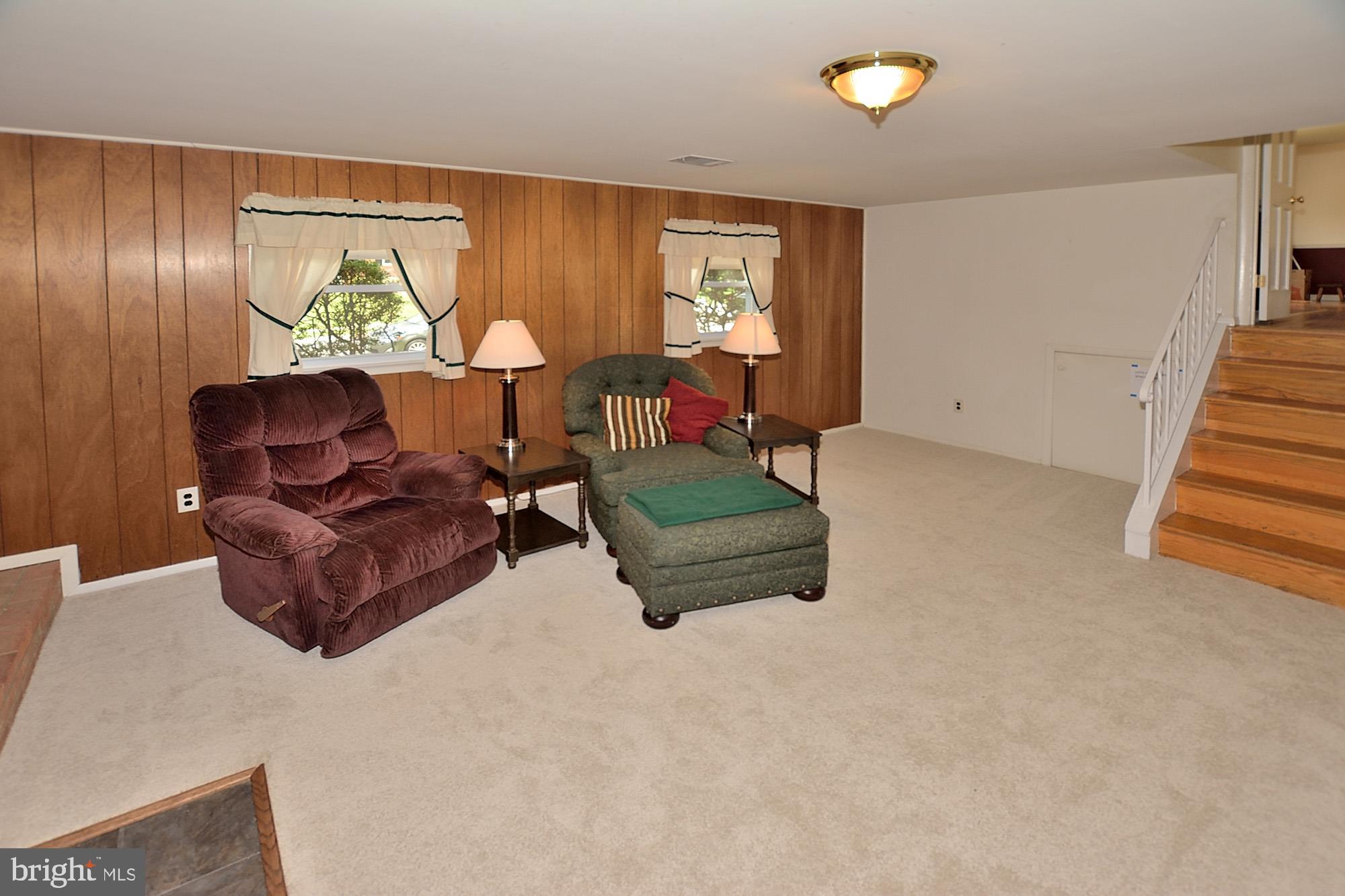 8303 Brixton Street Springfield, VA 22152 - Photo 20 of 29 Cozy Lower Level Family RM , Wood Fireplace Insert