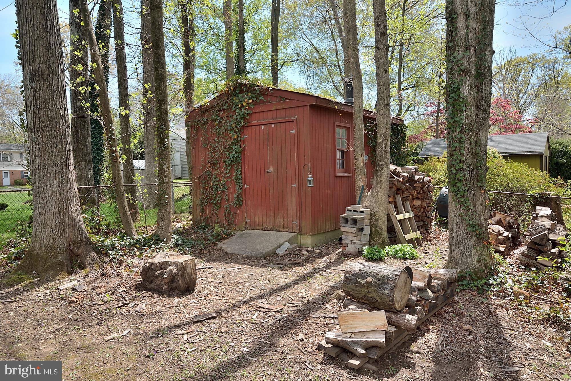 8303 Brixton Street Springfield, VA 22152 - Photo 28 of 29 Shed w/ Electric & LOTS of space