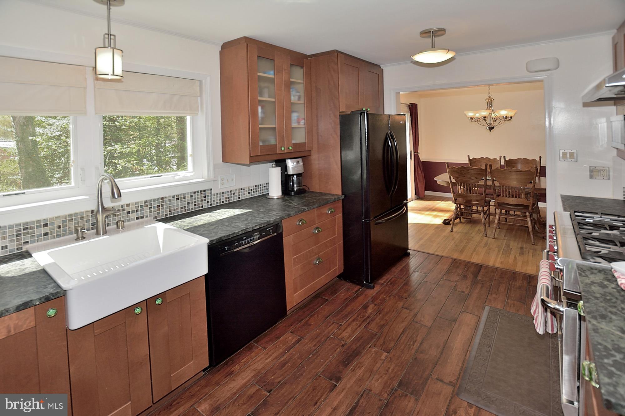 8303 Brixton Street Springfield, VA 22152 - Photo 9 of 29 Chef's Kitchen, Soapstone Counters, Farm Sink~