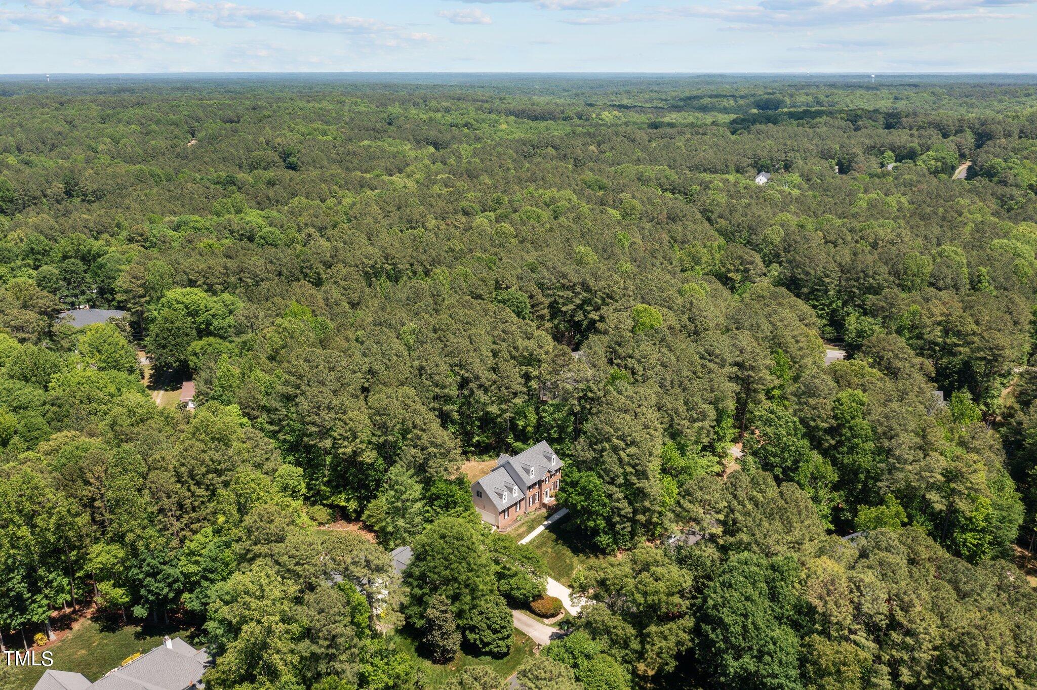 2404 Sunnystone Way Raleigh, NC 27613 - Photo 51 of 51 a view of a city with lush green forest