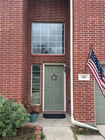 a building view with a outdoor space