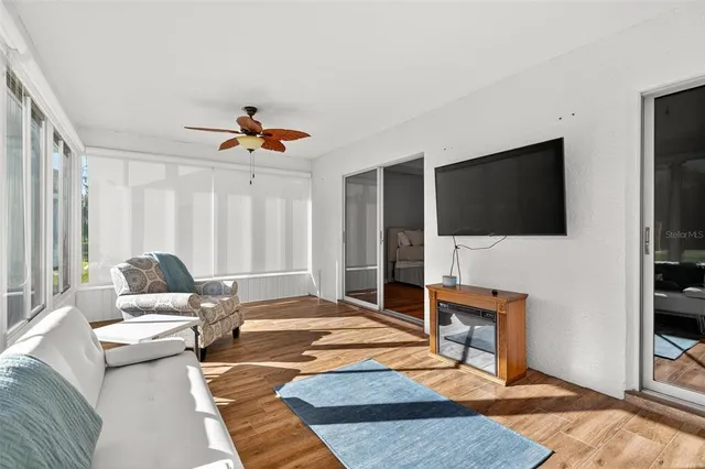 a view of a golf course