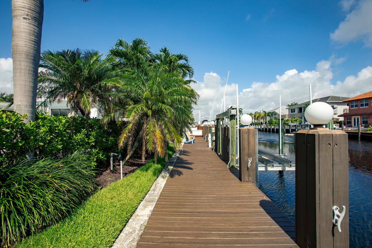 2631 Northeast 48th Street Lighthouse Point, FL 33064 - Photo 3 of 16 Back Dock West View 2