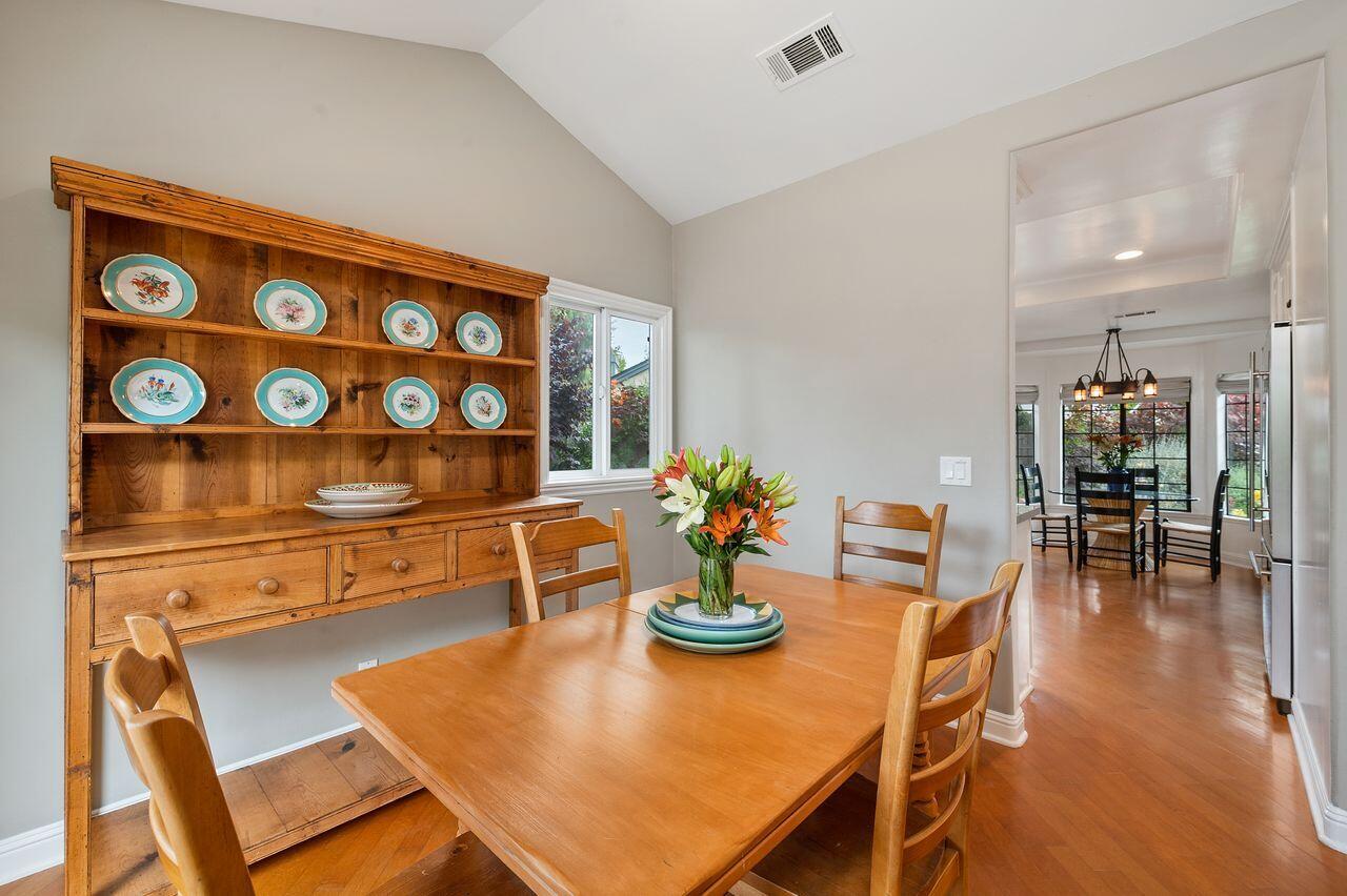 5118 Concord Place Carpinteria, CA 93013 - Photo 6 of 25 a view of a dining room with furniture and chandelier