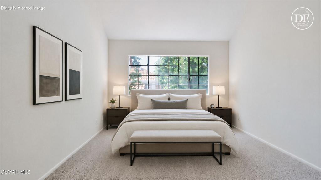 4240 Lost Hills Road, Unit 3302 Calabasas, CA 91301 - Photo 16 of 27 a bedroom with a bed and a window