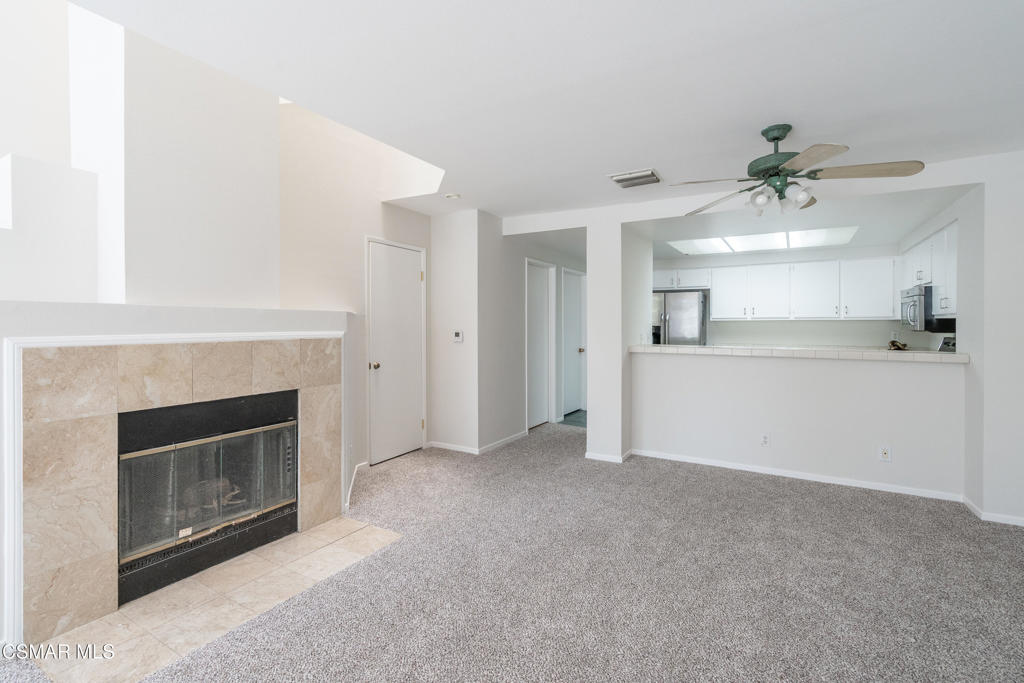 4240 Lost Hills Road, Unit 3302 Calabasas, CA 91301 - Photo 8 of 27 a view of a kitchen and a fireplace
