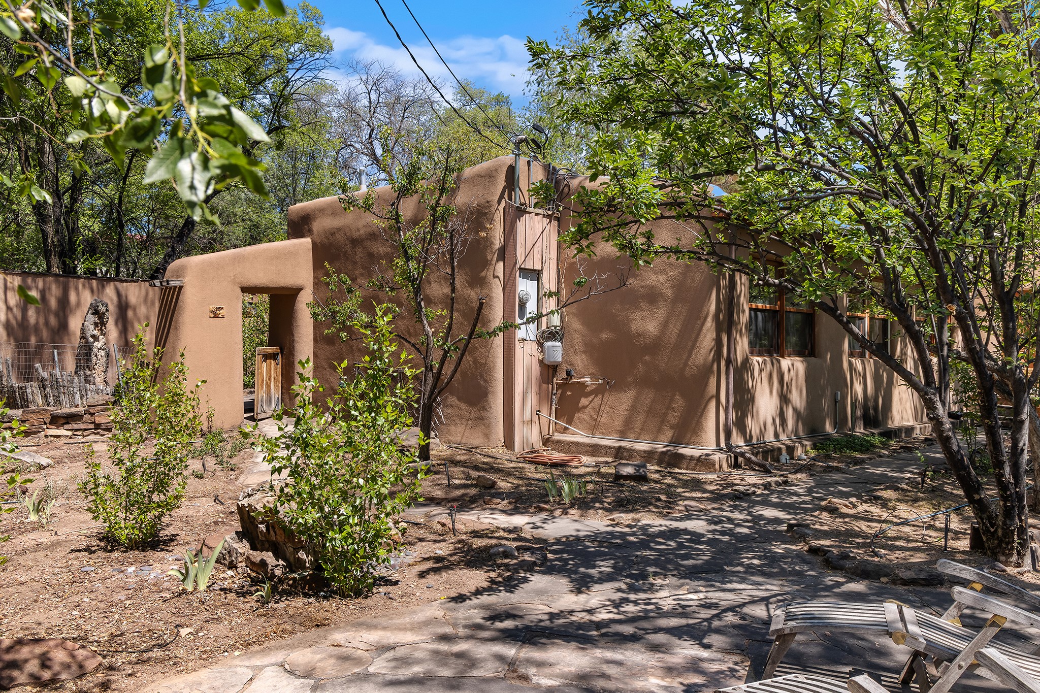 187 Tesuque Village Road Santa Fe, NM 87506 - Photo 37 of 42 Back courtyard