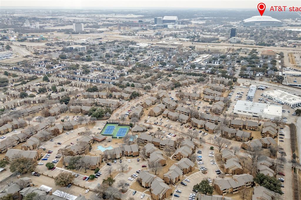 1300 Memory Lane, Unit 5214 Arlington, TX 76011 - Photo 29 of 30 Aerial overview of property's location showing proximity to AT&T stadium and area.