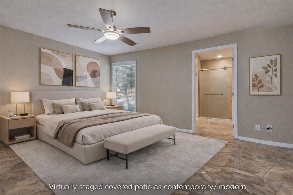 1300 Memory Lane, Unit 5214 Arlington, TX 76011 - Photo 8 of 30 Virtually staged primary bedroom with ensuite