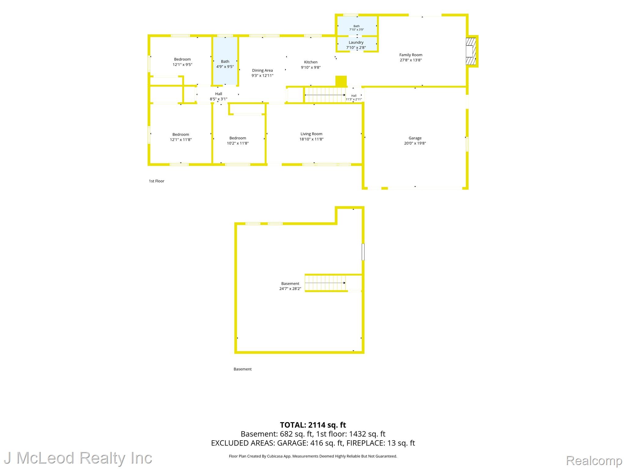 9481 Swaffer Road Vassar, MI 48768 - Photo 39 of 39 Floor plan