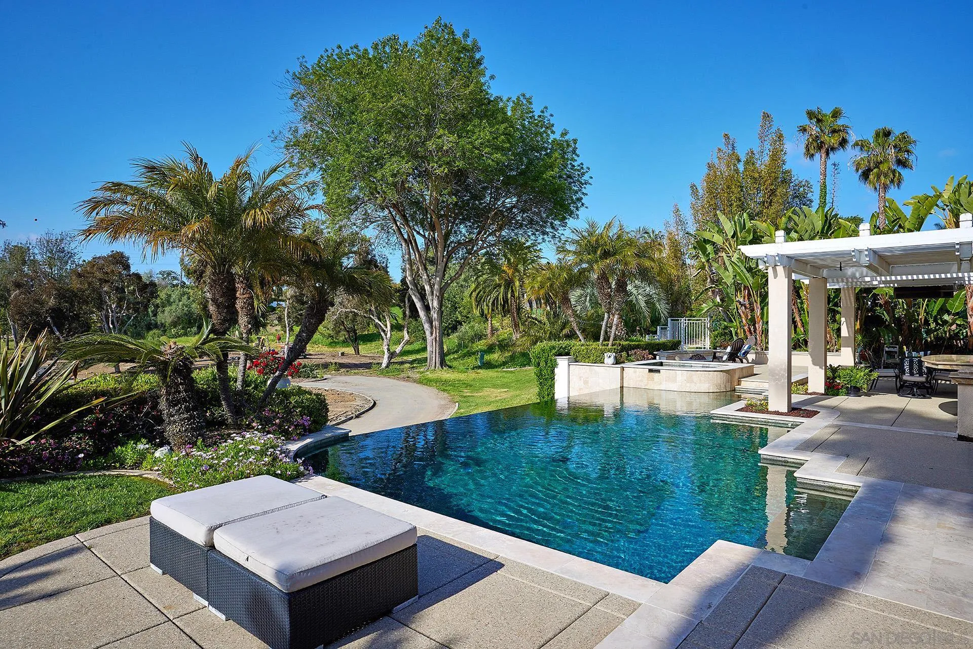 2027 Alga Road Carlsbad, CA 92009 - Photo 52 of 72 a view of a backyard with plants and patio