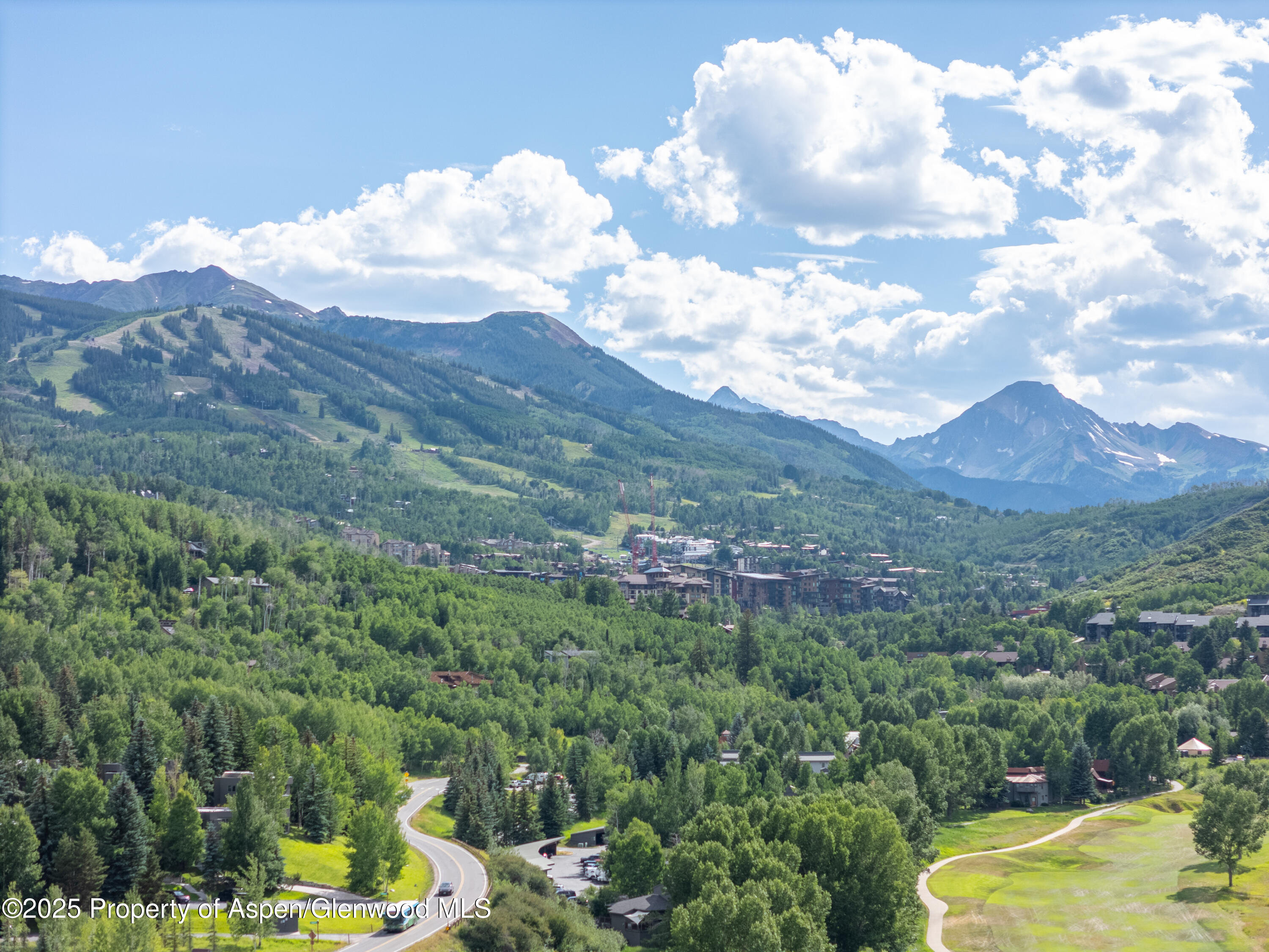52 Harleston Green, Unit 38 Snowmass Village, CO 81615 - Photo 19 of 40 a view of a lot of trees and houses