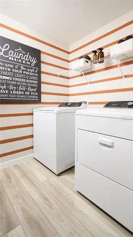 a close view of utility room