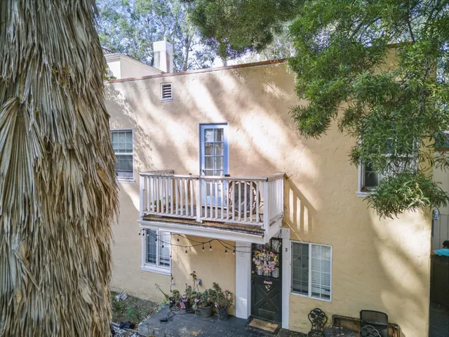 front view of a house with a street