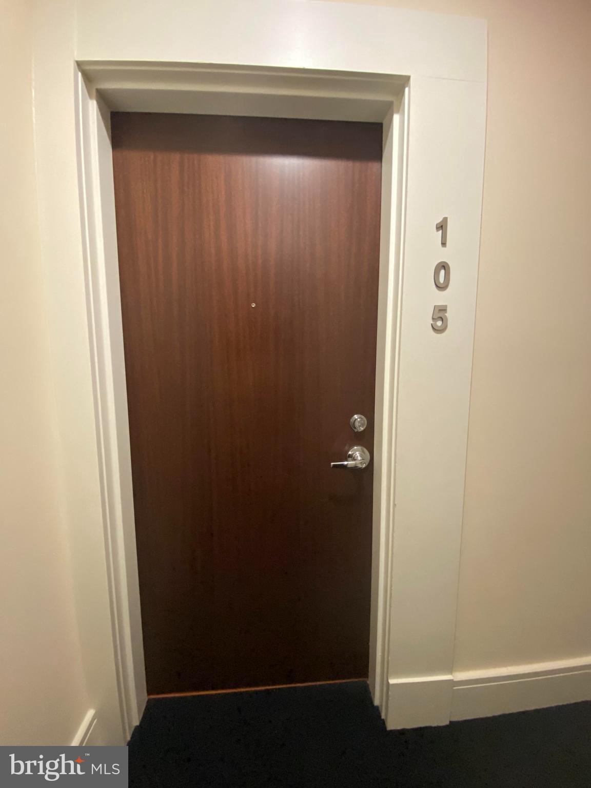 1654 Euclid Street Northwest, Unit 105 Washington, DC 20009 - Photo 5 of 29 a view of door