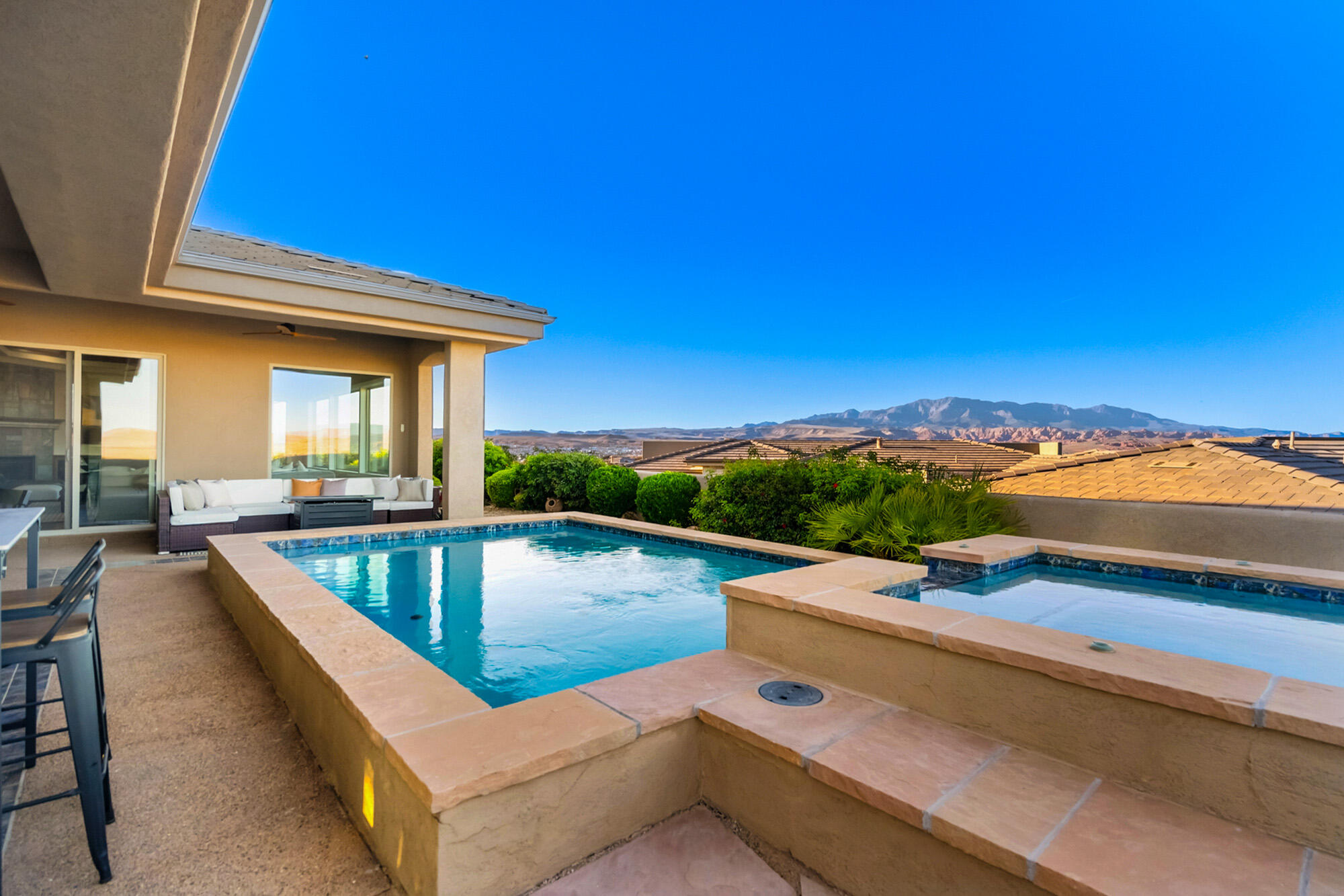 1815 Paragon Drive St. George, UT 84790 - Photo 36 of 48 Private Pool with City and Mountain Views