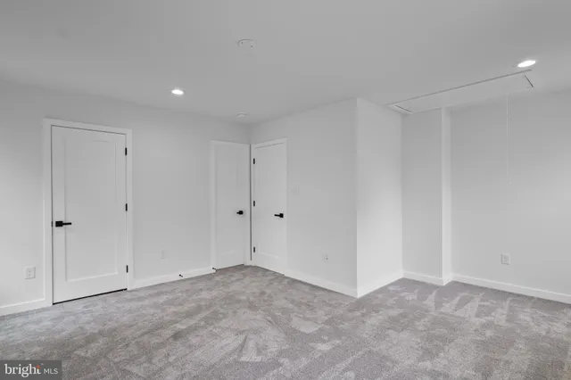 a view of an empty room