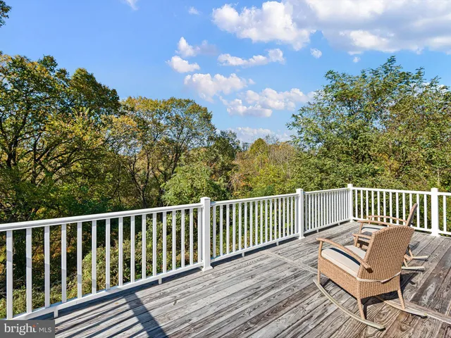 a view of a two chairs in the roof deck