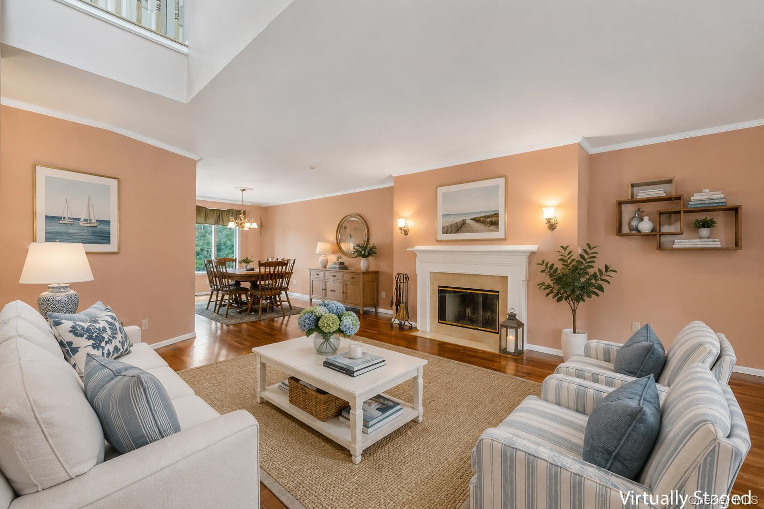 22 Kettle Hole Road Manorville, NY 11949 - Photo 7 of 39 Living room has wood-burning fireplace