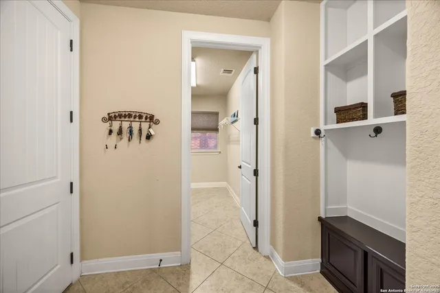 a room with storage and utility