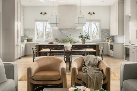 a bathroom with a granite countertop sink a mirror and a