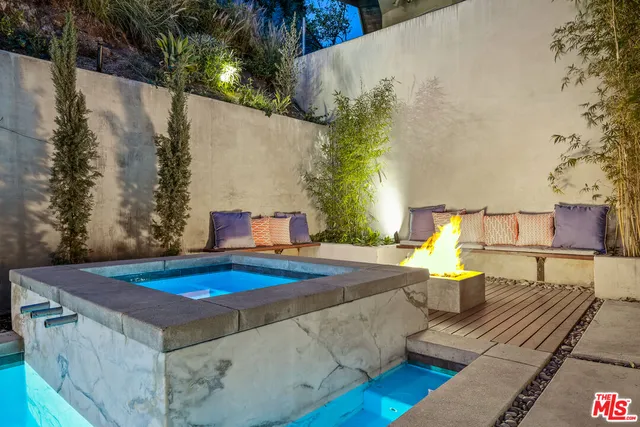 a view of a city from a balcony