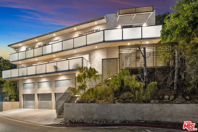 a front view of a building