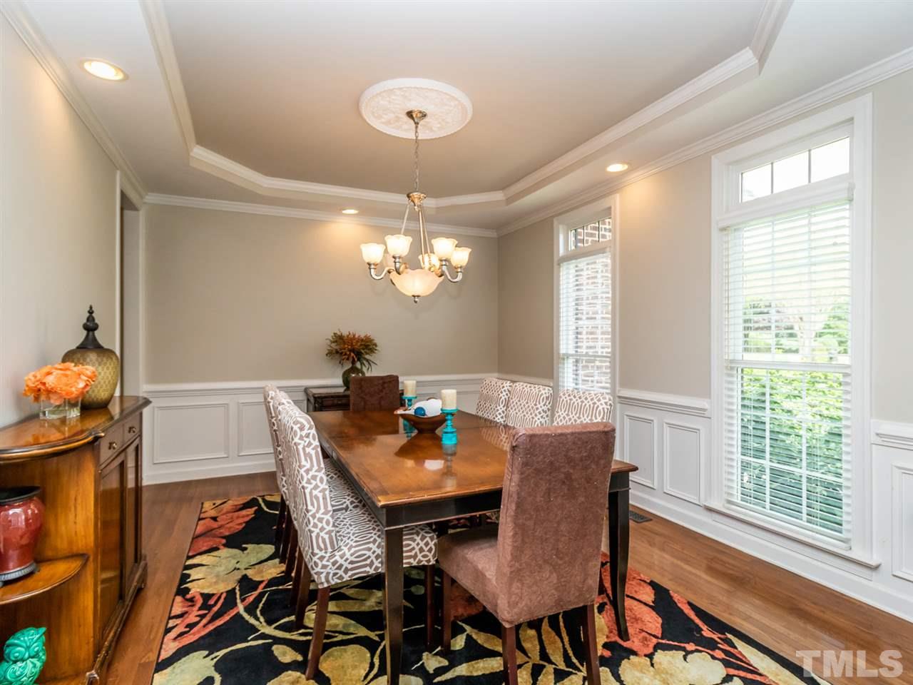 12423 Canolder Street Raleigh, NC 27614 - Photo 3 of 25 Entertain your Dinner Guests in the Elegant Formal Dining Room