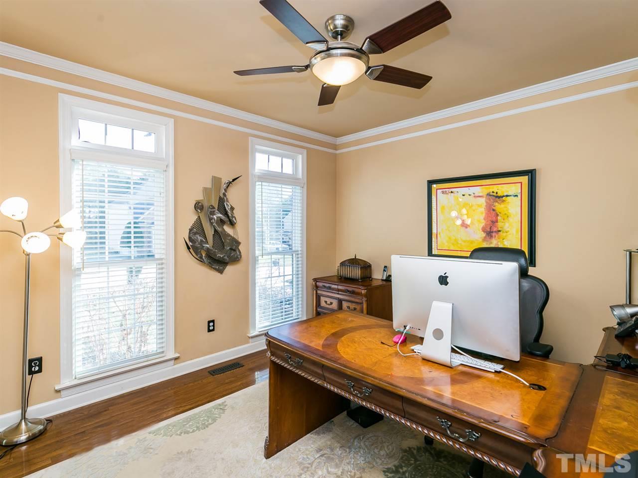 12423 Canolder Street Raleigh, NC 27614 - Photo 4 of 25 Convenient 1st Floor Office with Double Doors for Privacy. The Perfect Home Office!