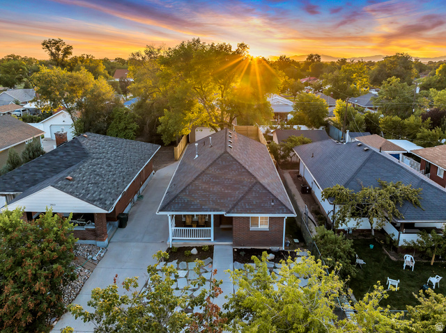 Undisclosed Address Ogden, UT 84403 - Photo 7 of 21 Aerial view at dusk of a residential view