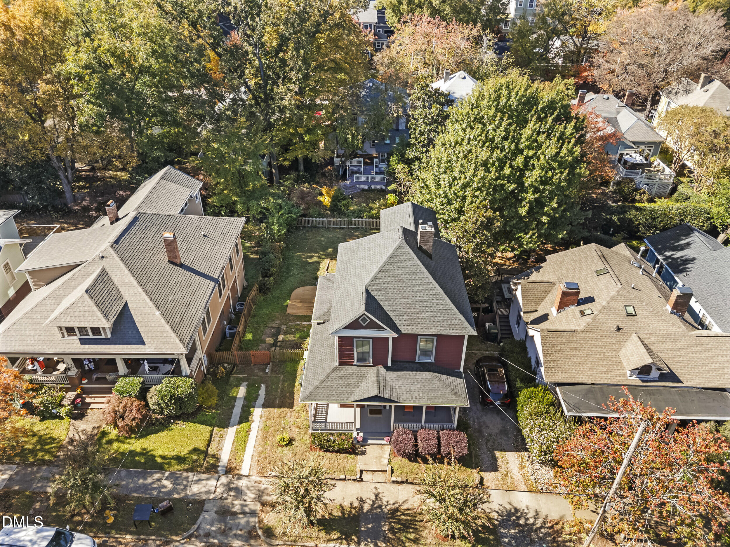 527 North East Street Raleigh, NC 27604 - Photo 38 of 46 an aerial view of a house