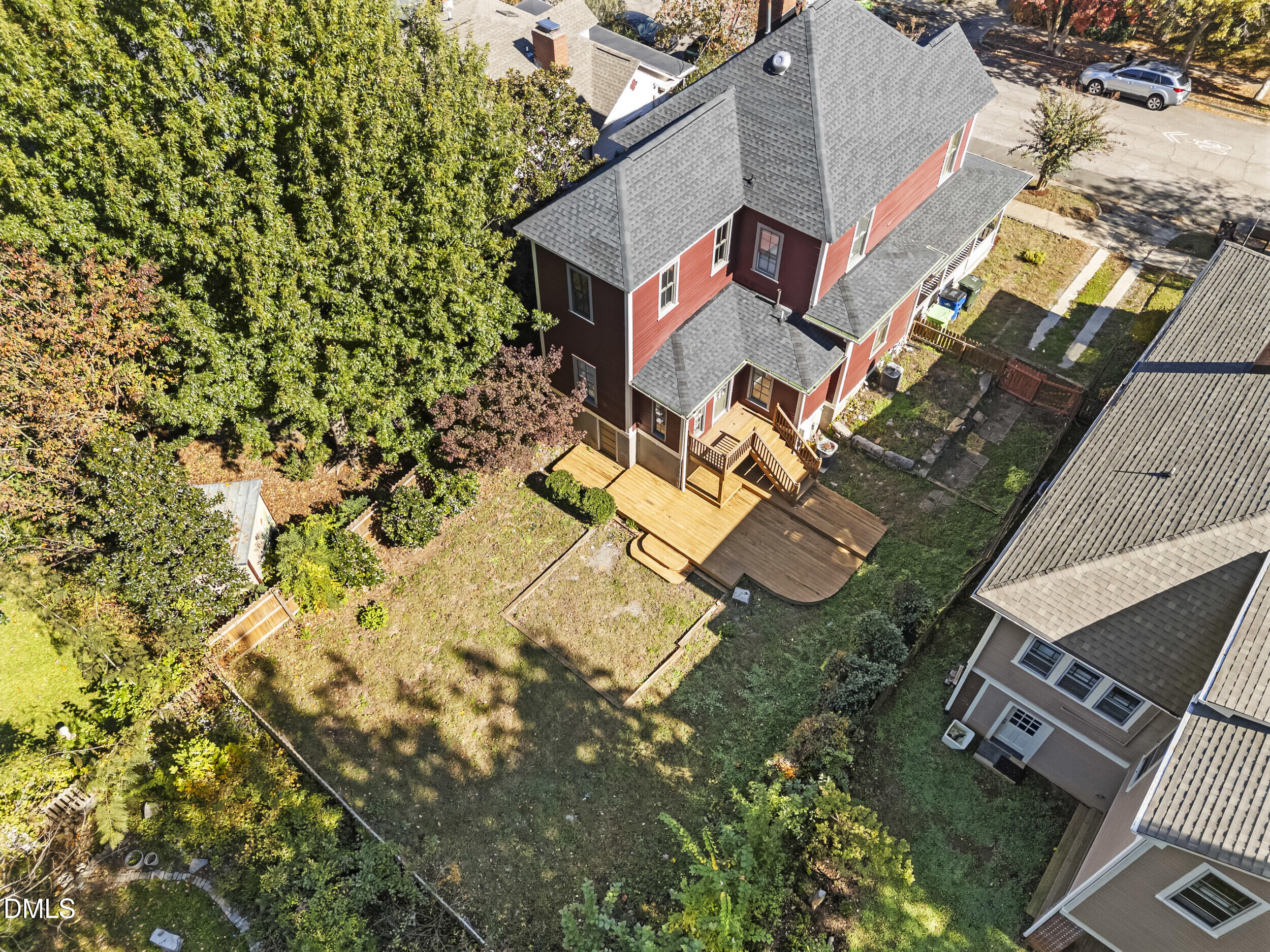 527 North East Street Raleigh, NC 27604 - Photo 45 of 46 an aerial view of residential house with parking space