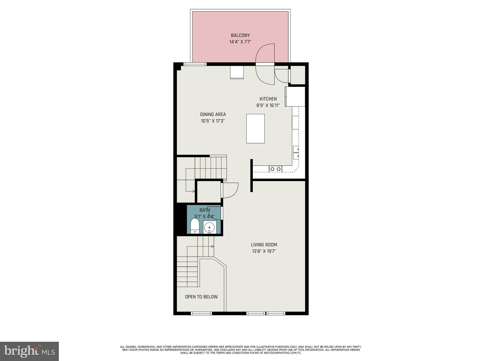828 Lowe Road Middle River, MD 21220 - Photo 28 of 29 Upper Level 1 Layout