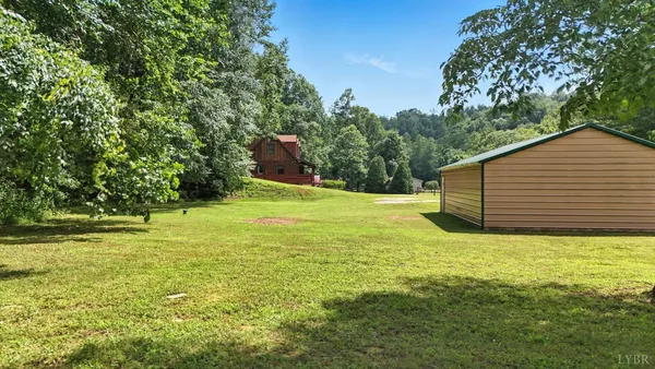 a view of city and mountain