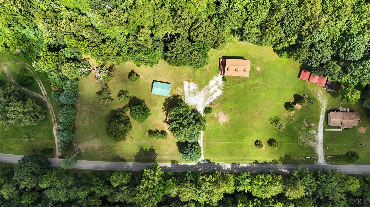 2070 Woodson Road Roseland, VA 22967 - Photo 61 of 76 an aerial view of a residential houses with yard