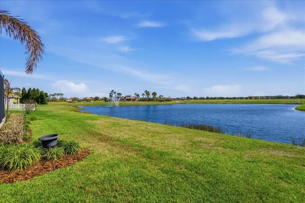 a view of an ocean and beach