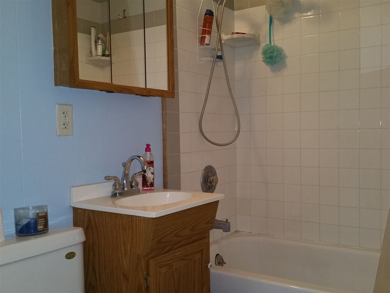 7809 Randy Road Machesney Park, IL 61115 - Photo 12 of 20 a bathroom with a sink vanity and a bathtub