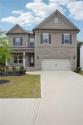 front view of house with a yard