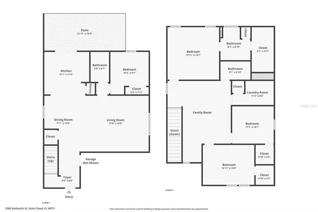$2,500 | 2282 Nuthatch Street, St. Cloud, FL 34771